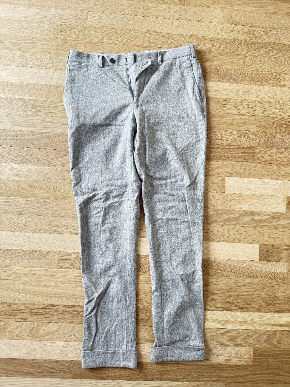 Suitsupply Pure Wool Light Grey Dress Pants (34/32)
